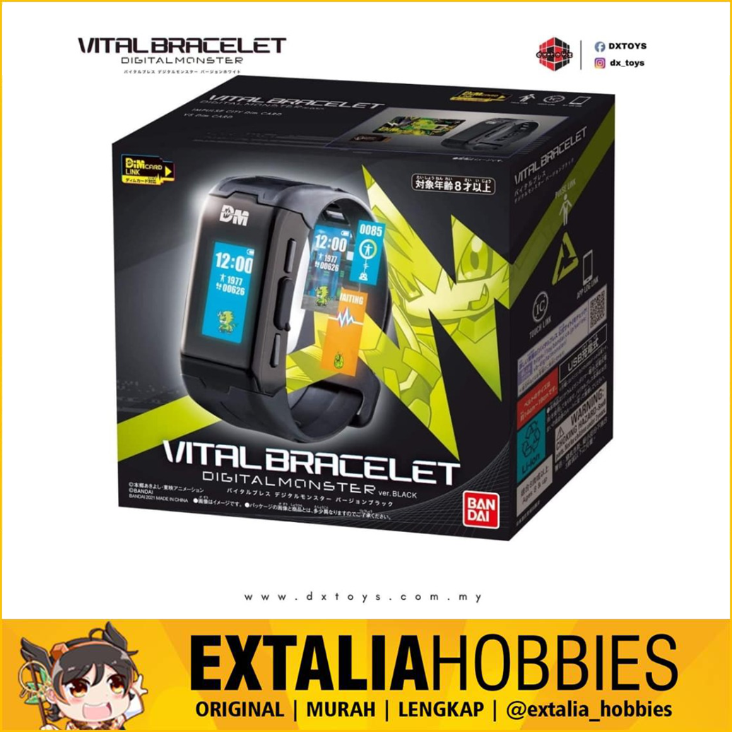 DIGIMON VITAL BRACELET VER BLACK DIGIMON VITAL BRACELET VER BLACK